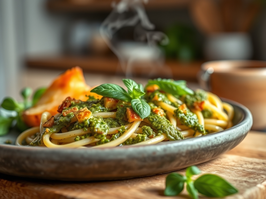 Basilikum Pesto Italienisch