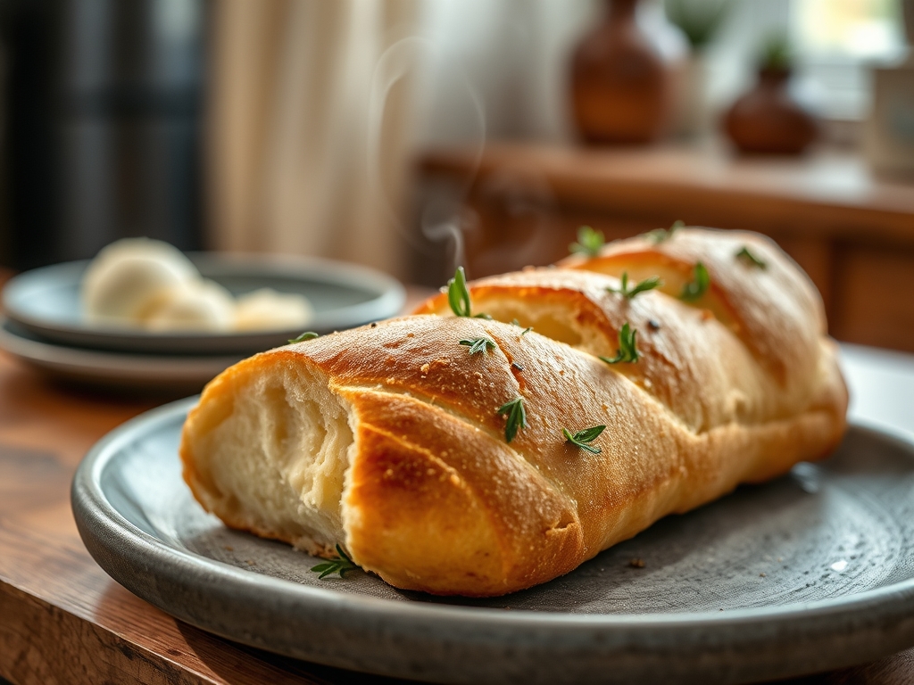 Knoblauch Butter Baguette