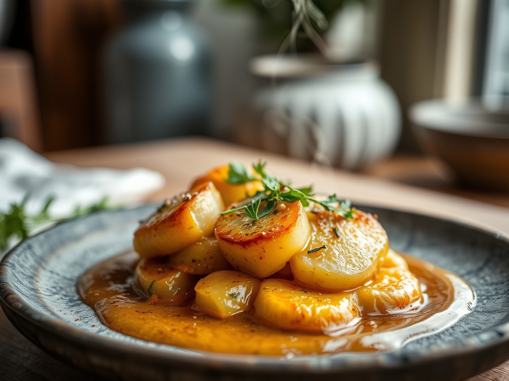 Muskatnuss Kartoffelpueree