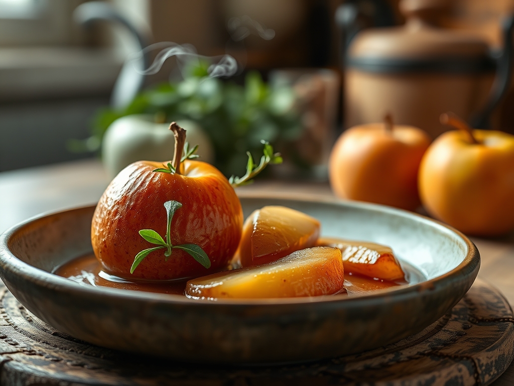 Nelken Apfel Kompott