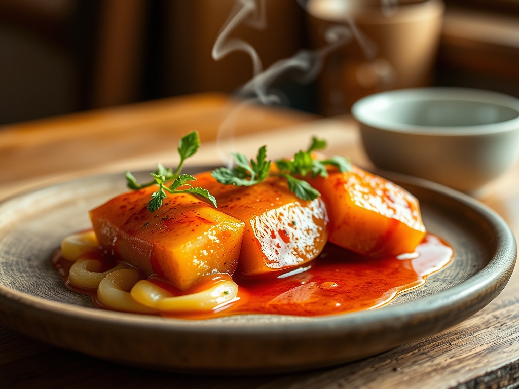 Sriracha Honig Glasur