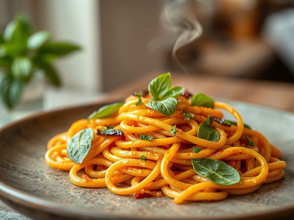 Thai Chili Basil Pasta