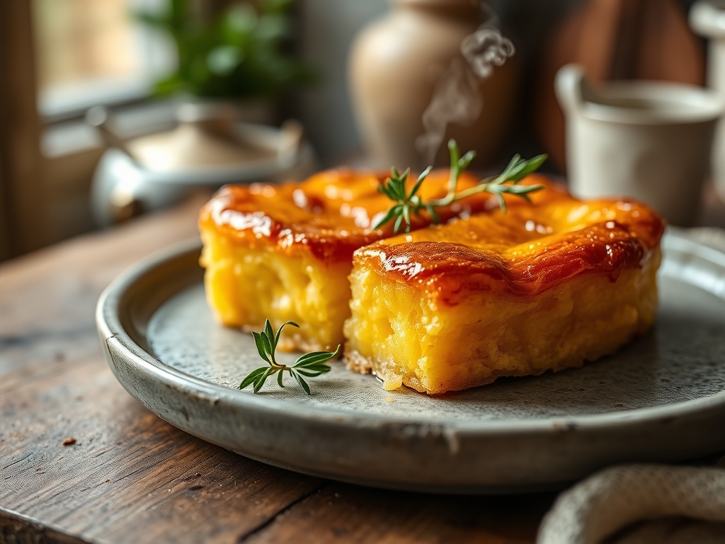 Safran Kuchen Gelb
